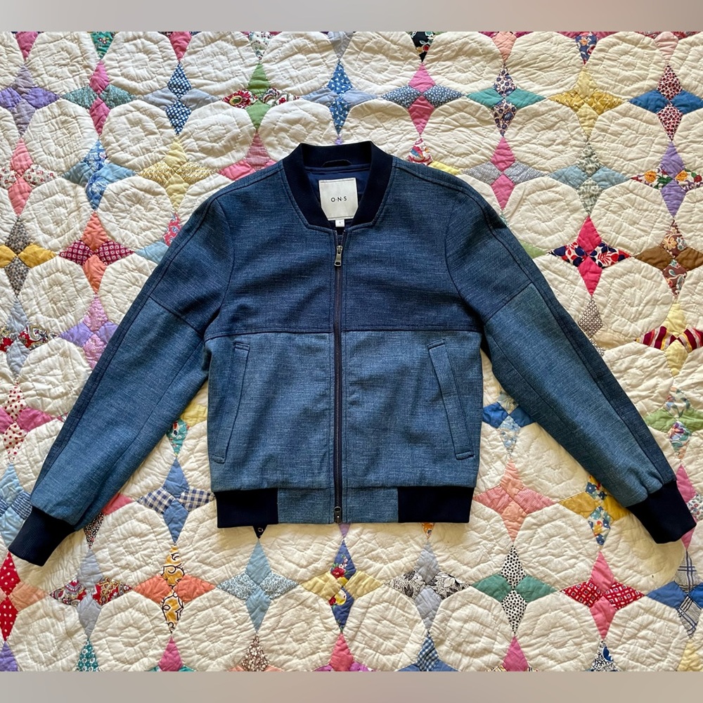 Denim Bomber Jacket